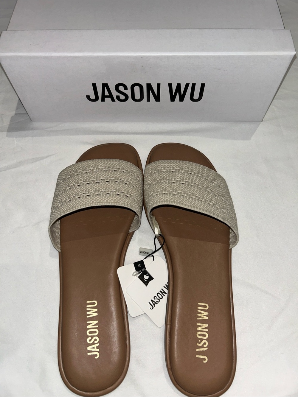 Jason Wu Knit Tan Carran Sandal 9.5